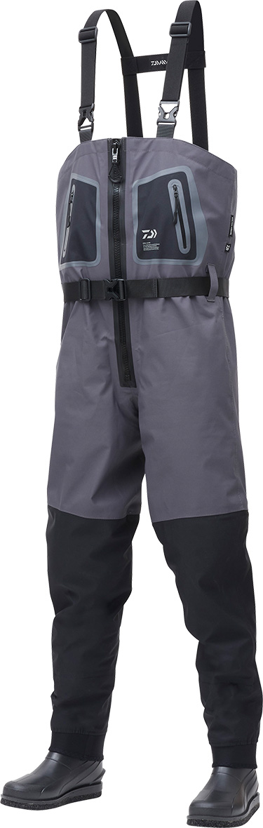 SW-4502B-T（フェルトスパイクソール） ソルトブレスジップウェーダー